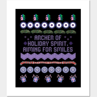 Archer of Holiday Spirit - Aiming for Smiles Posters and Art